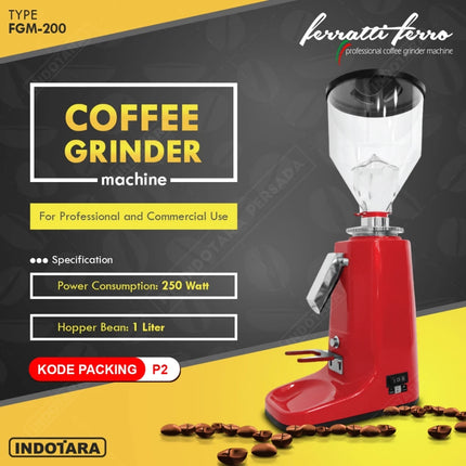 Coffee Grinder Electric Penggiling Kopi Ferratti Ferro - FGM-200