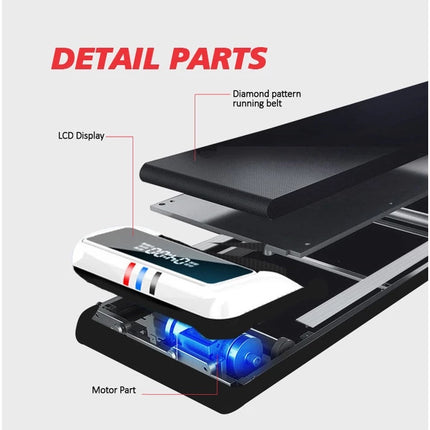 JF Running Pad Treadmill (Elektrik) Walking pad Treadmill Murah - Alat Olahraga di rumah SPZLYC3