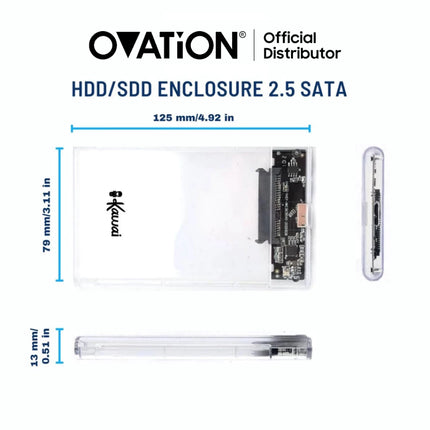OVATION 2139U3 HDD Enclosure SSD HDD Casing HDD Casing SSD Internal 2.5" USB 3.0 Casing SATA Compatible Enclosure Case Orico