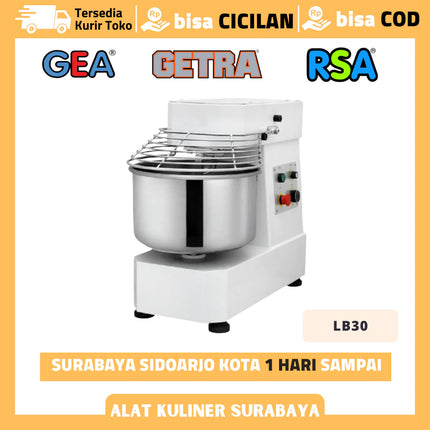 Spiral Mixer Roti 30 Liter GETRA LB-30 LB30 LB 30 Mixer Spiral
