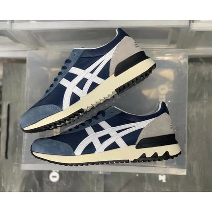 ￼Promo Sepatu 0nitsuka Tiger California 78 Ex Iron Navy / White