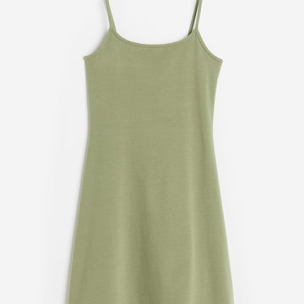 H&M Wanita Flared-skirt jersey dress