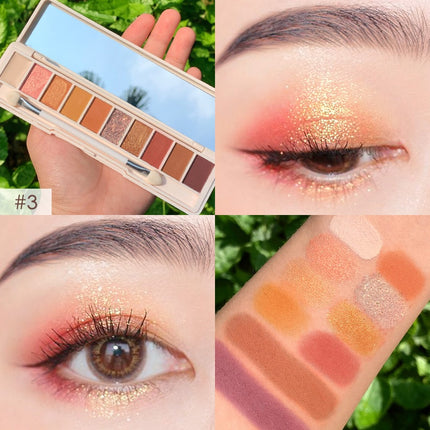 FOCALLURE Glitter Pigment Eyeshadow palette - kosmetik Mata