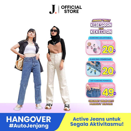 JINISO - Highwaist Loose Jeans 805 HANGOVER