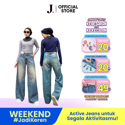JINISO - Highwaist Oversize Baggy Loose Jeans 781 WEEKEND