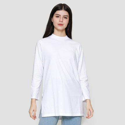 Suko Kerah Bulat Lengan Panjang Kaos Wanita 122386357
