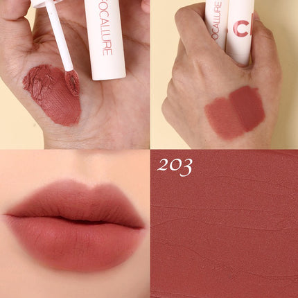 FOCALLURE Lipstik Cream Velvet-Mist Matte Lip Clay #JasmineMeetsRose Kosmetik Bibir