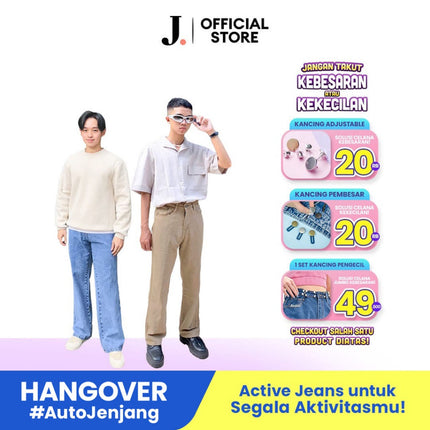 JINISO Loose Denim Jeans Pria 817