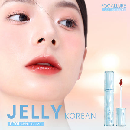 FOCALLURE Pro-Juicy Watery Lip Tint Glossy Plump High Pigment Lipstick