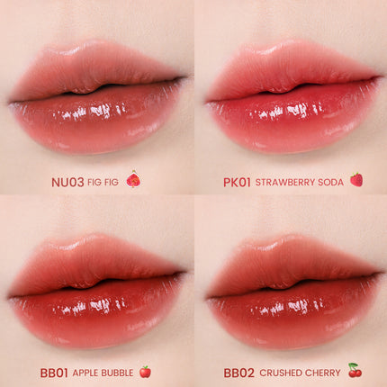 FOCALLURE Pro-Juicy Watery Lip Tint Glossy Plump High Pigment Lipstick