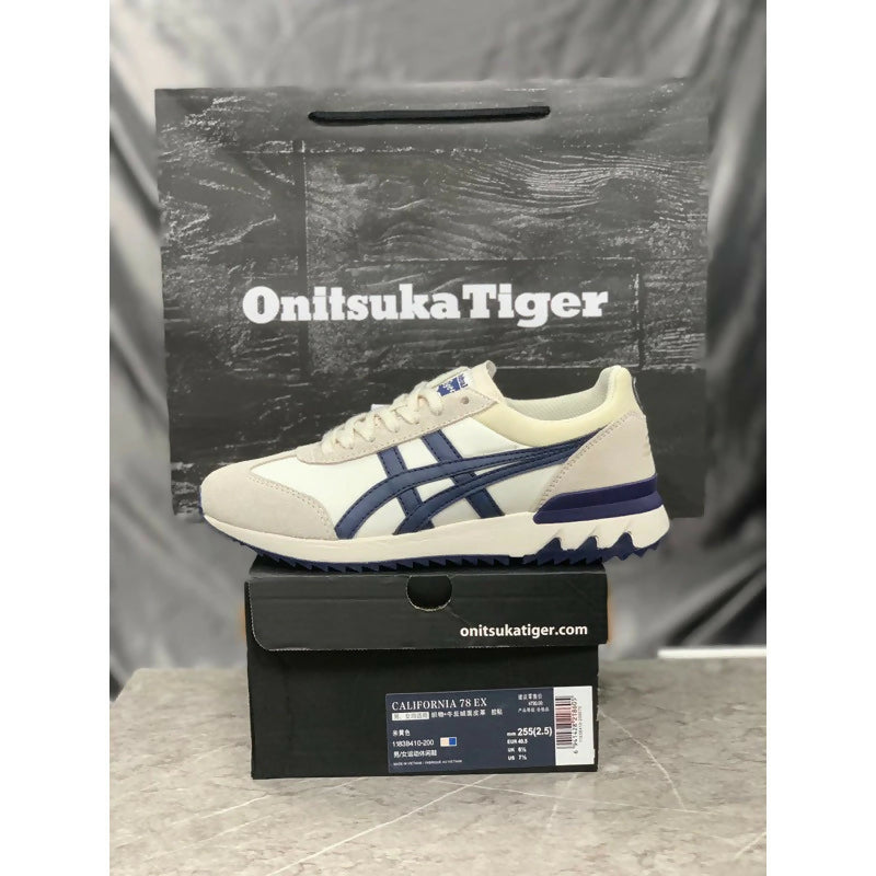 ￼7Ups Sepatu Onitsuka California 78 Ex Cream Navy