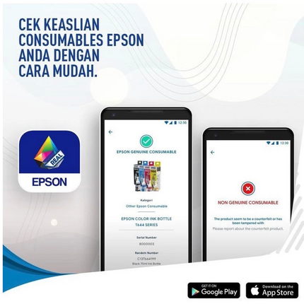 EPSON Tinta Cartidge T664 644 Original New Ink L100 L110 L120 L121 L200 L210 L220 L300 L310 L350 L360 L365 L380 L385 L1300