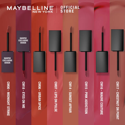 MAYBELLINE Sensational Cushion Matte Liquid Lipstick Make Up
