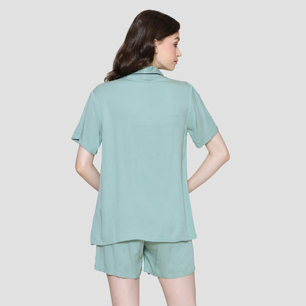 Nevada Setelan Piyama Solid Wanita 121579463