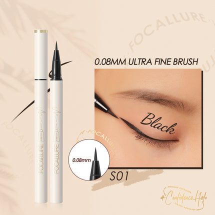 FOCALLURE Tahan air Black Liquid Eyeliner Pensil - Makeup