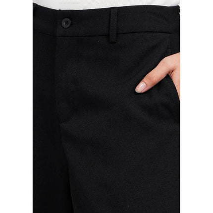 COLORBOX Textured Wide Leg Pants Black