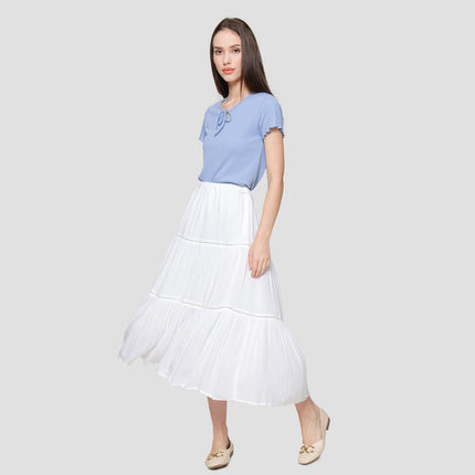 Connexion Tiered Ploy Rok Wanita 121801935