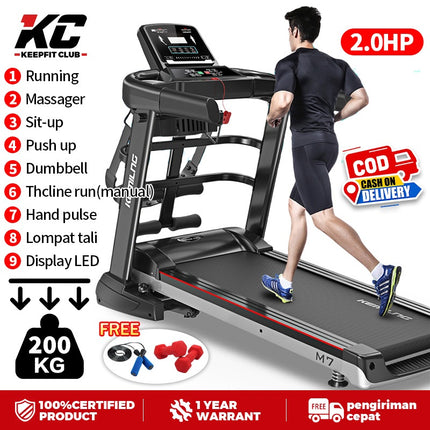 Ultra Tenang Treadmill Listrik 2.0HP Treadmill Elektrik Cerdas Treadmill Rumah