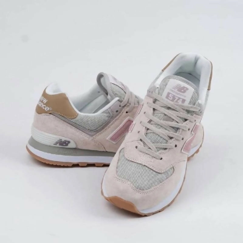 ￼Sepatu New B4lance 574 - Beige Pink