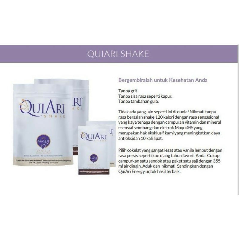 Quiari shake