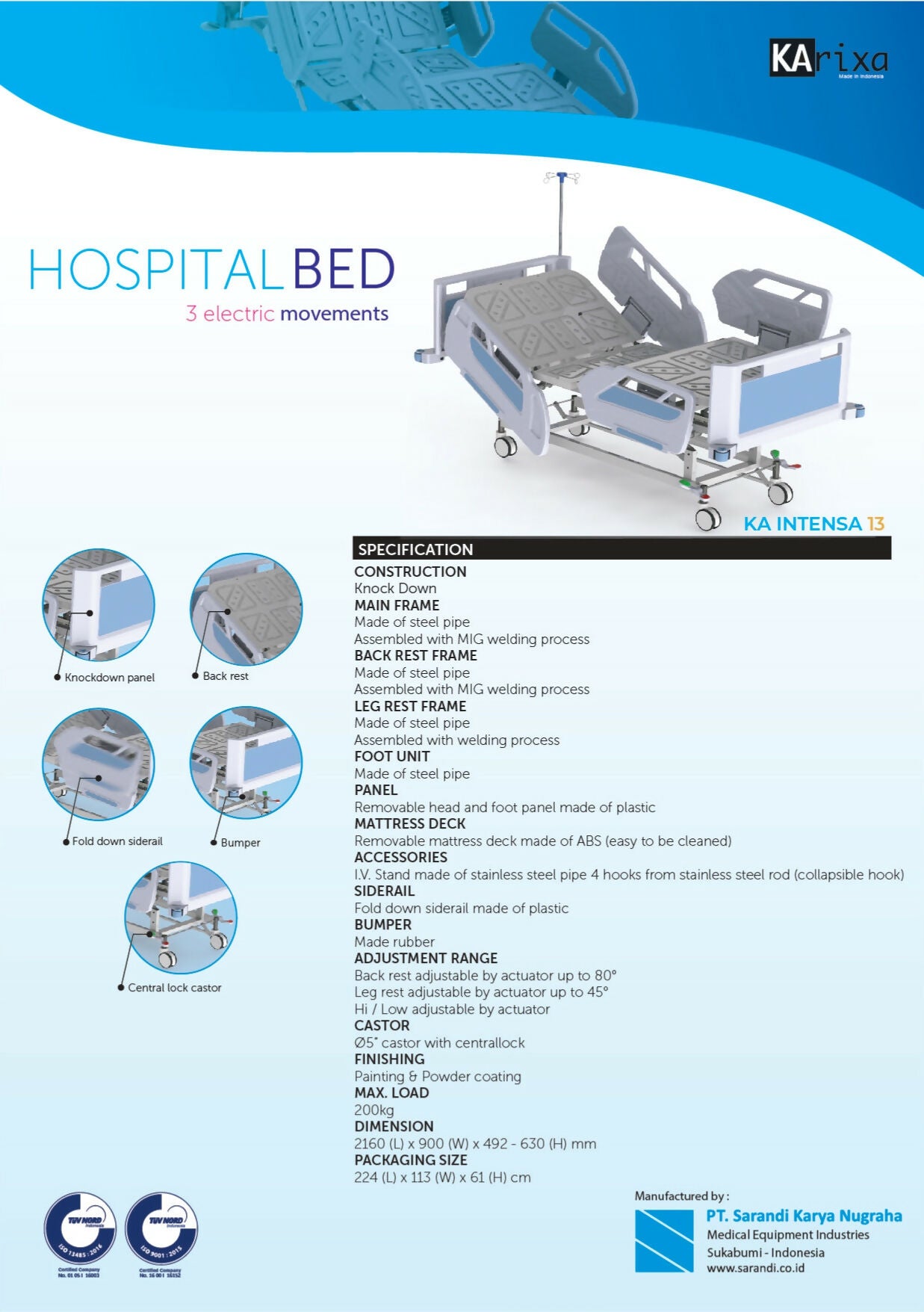 50. KARIXA Hospital Bed 3 Electric Movement KA Intensa 13 Flyer  (1)_page-0001