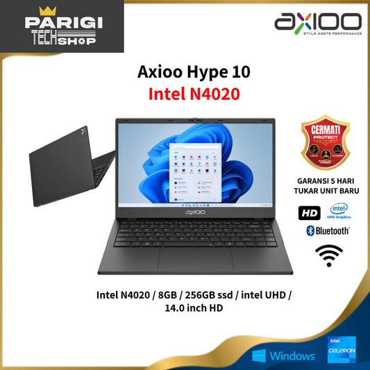 Axioo Mybook 11G 4GB/256/GREY, N4020/4GB/256/W10 PRO/11.6"/GREY